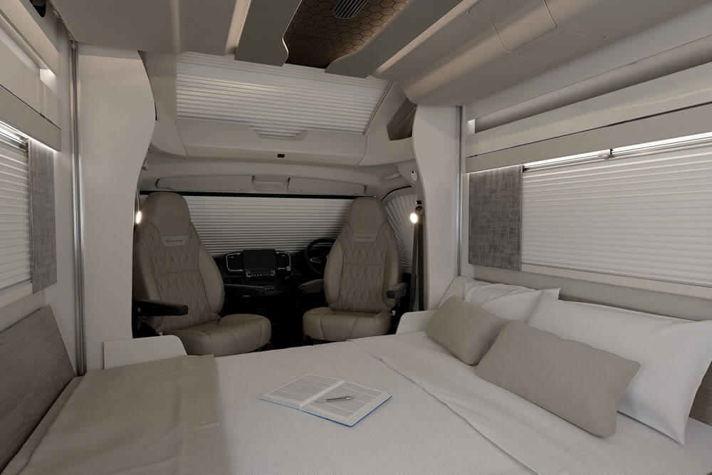 kontiki-874-front-lounge-bed-made-up
